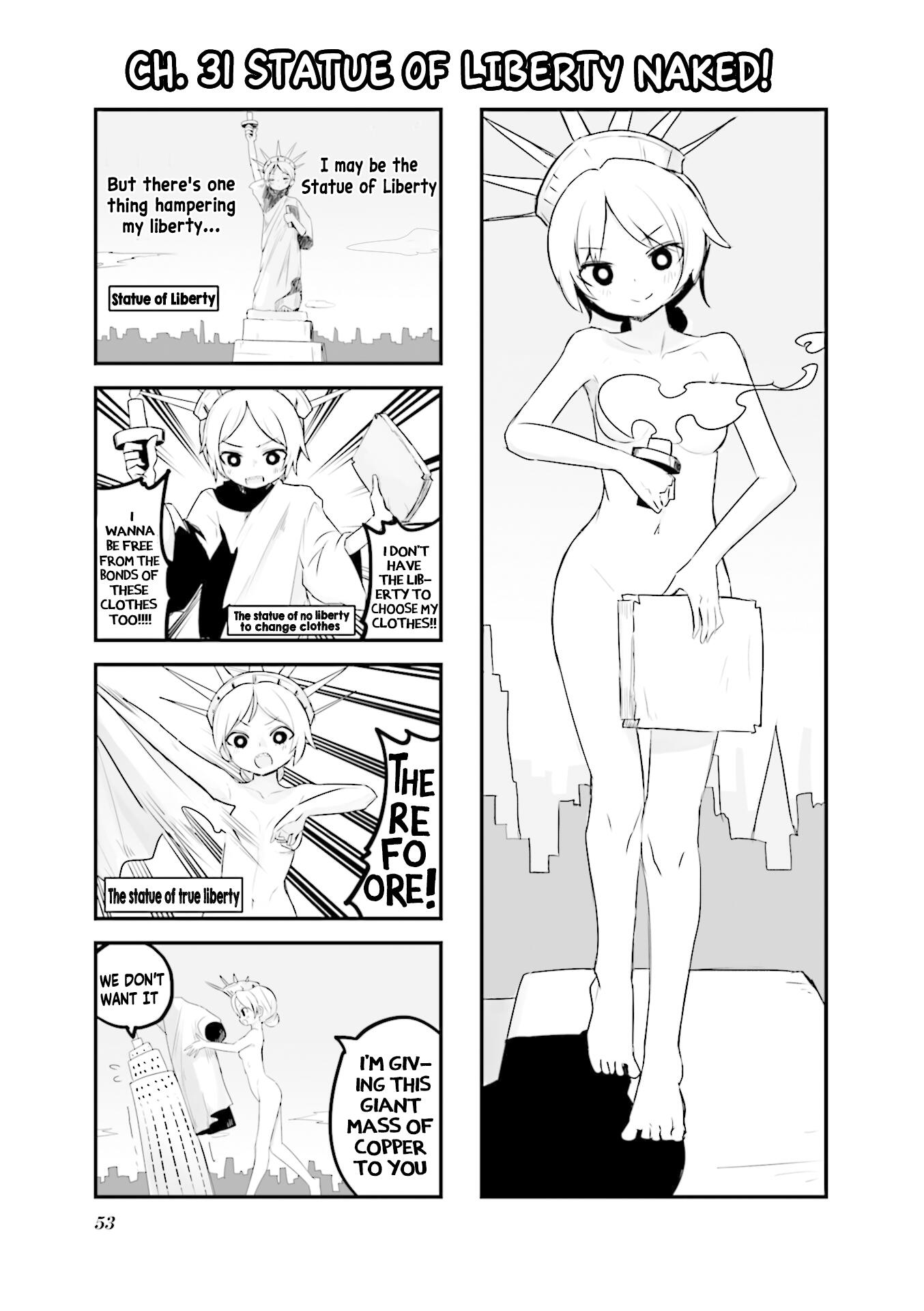 Read Zenra.zip Vol.3 Chapter 31: Statue Of Liberty Naked! on Mangakakalot