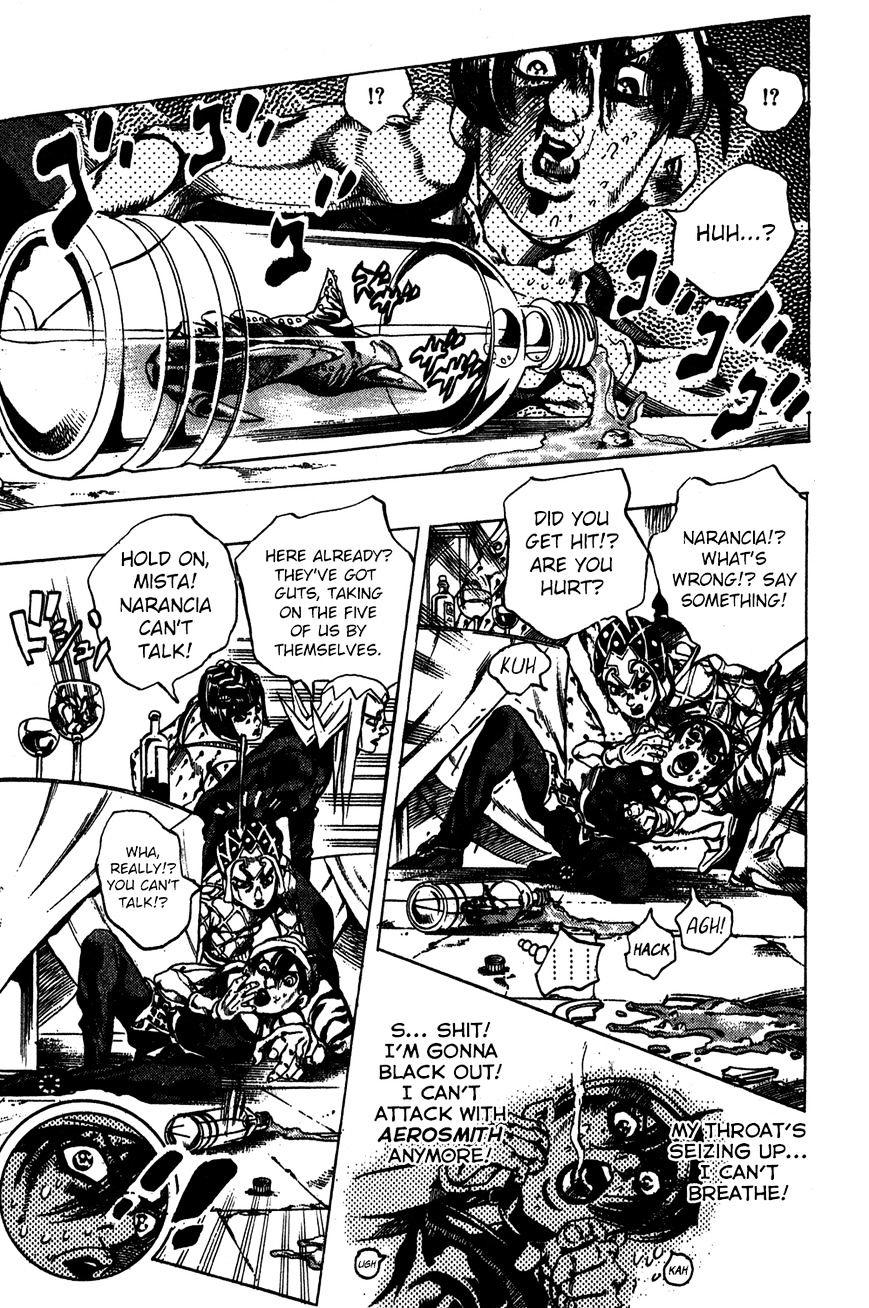 Jojo's Bizarre Adventure Vol.56 Chapter 525 : Clash And Taking Head - Part 1 page 8 - 