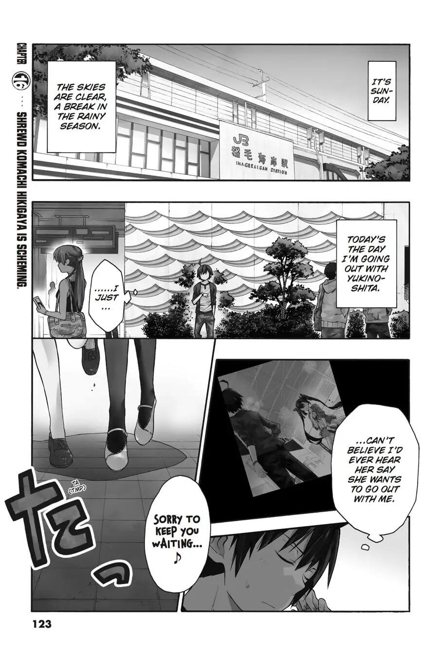 Read Yahari Ore No Seishun Rabukome Wa Machigatte Iru. @ Comic Chapter 14  on Mangakakalot