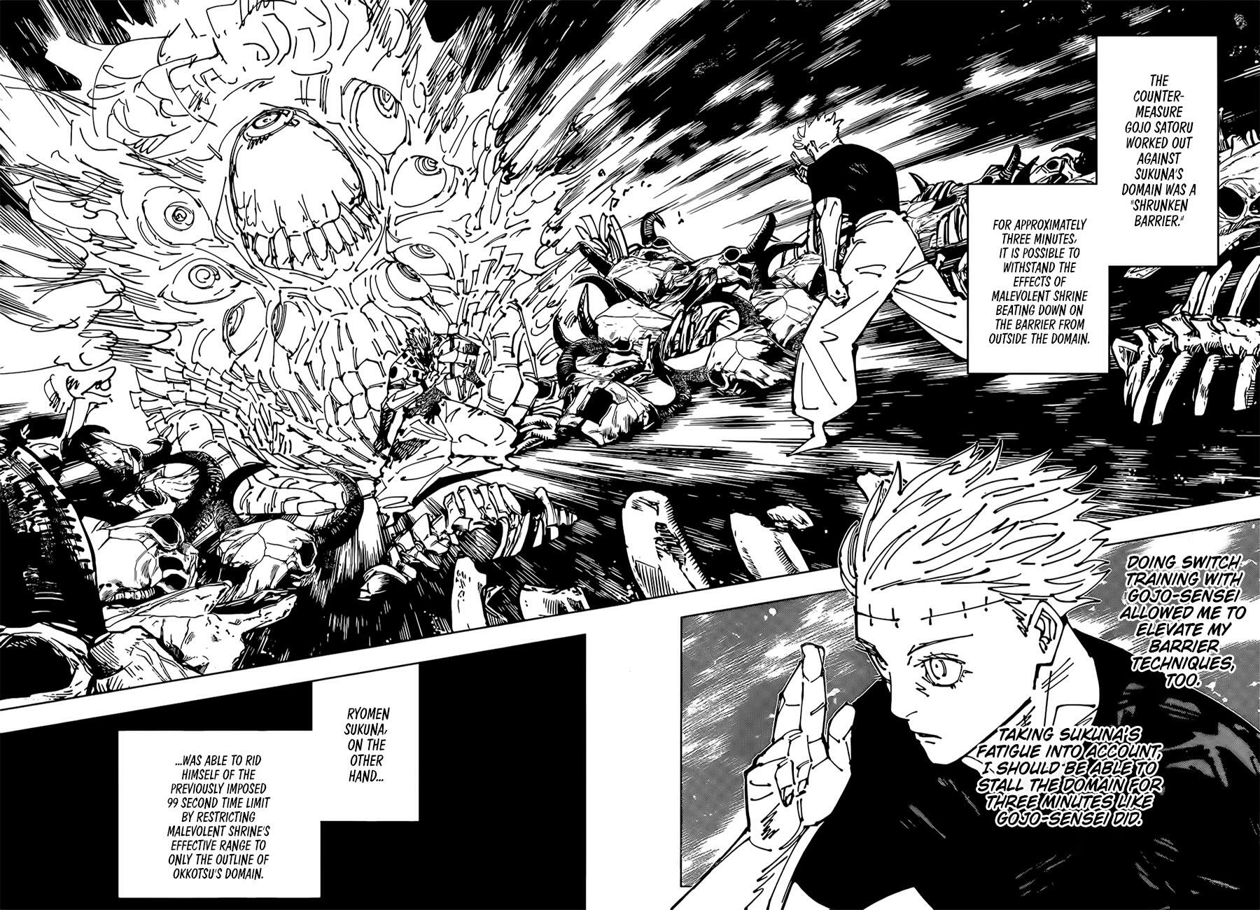 Jujutsu Kaisen Chapter 262: The Decisive Battle In The Uninhabited, Demon-Infested Shinjuku ㉞ page 5 - kaisenjujutsu.com