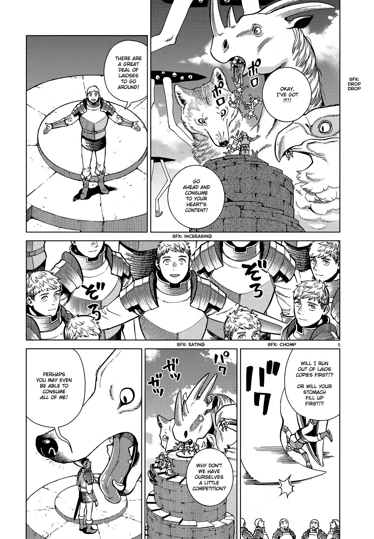 Dungeon Meshi Chapter 91: Winged Lion Vi page 5 - Mangakakalot