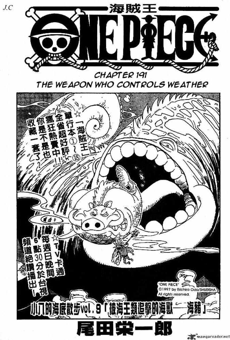 One Piece Chapter 191 : The Weapon Who Controls Weather page 19 - Mangakakalot
