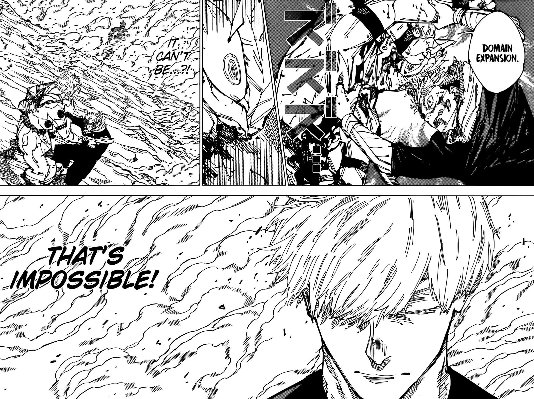 Jujutsu Kaisen Chapter 261: The Decisive Battle In The Uninhabited, Demon-Infested Shinjuku ㉞ page 3 - kaisenjujutsu.com