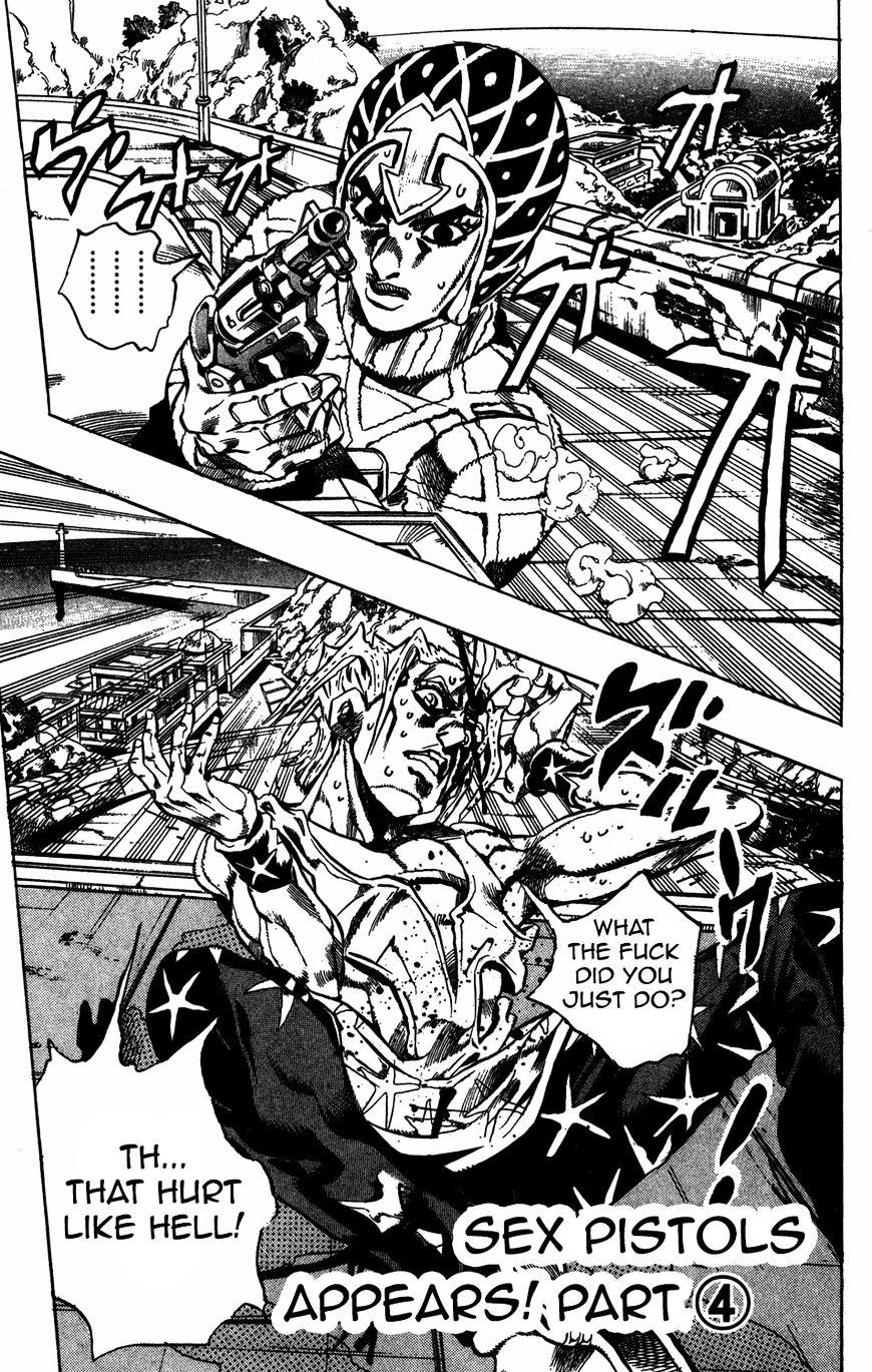 Jojo's Bizarre Adventure Vol.50 Chapter 465 : Sex Pistols Appear! - Part 4 page 2 - 