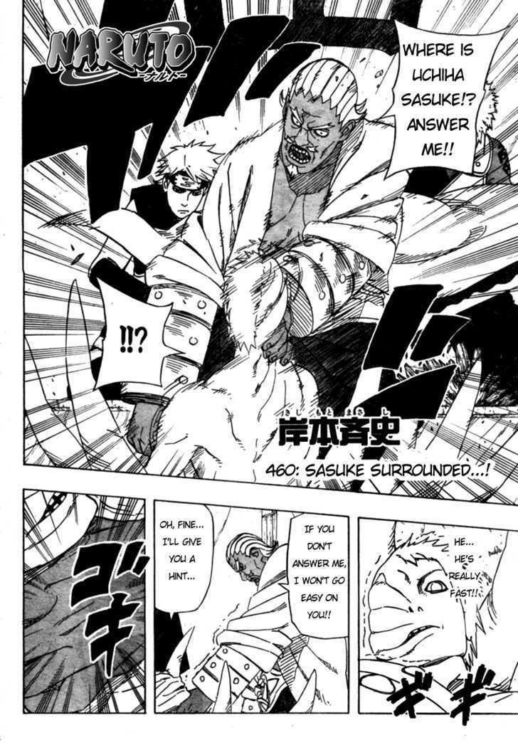 Naruto Vol.49 Chapter 460 : Sasuke Surrounded!!  