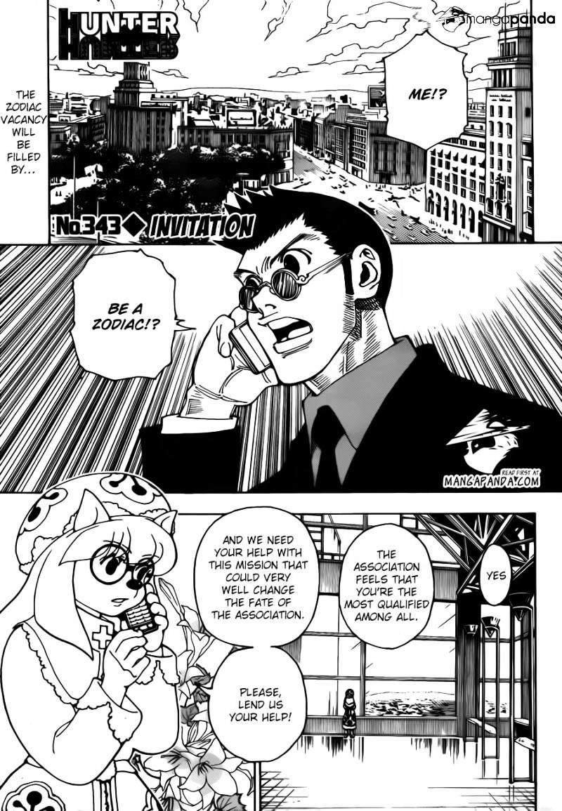 Hunter X Hunter Chapter 343 Read Manga Online At Mangapark Work