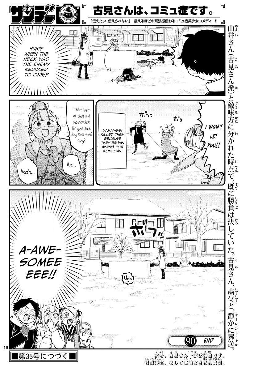 Komi-San Wa Komyushou Desu Vol.7 Chapter 90: Snowball Fight page 8 - Mangakakalot