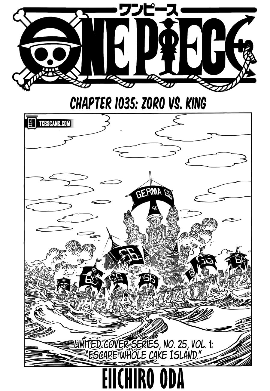 Read One Piece Chapter 1035 On Mangakakalot