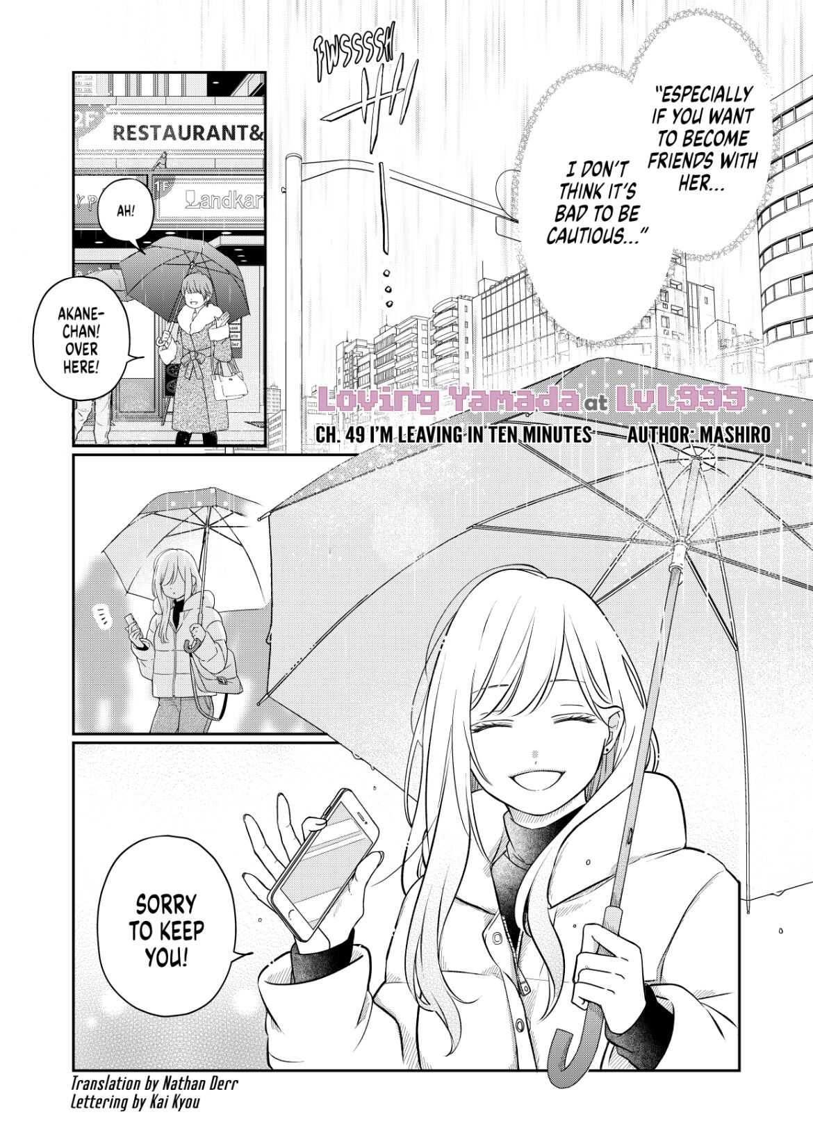 Loving Yamada at Lv999 (Official) Manga