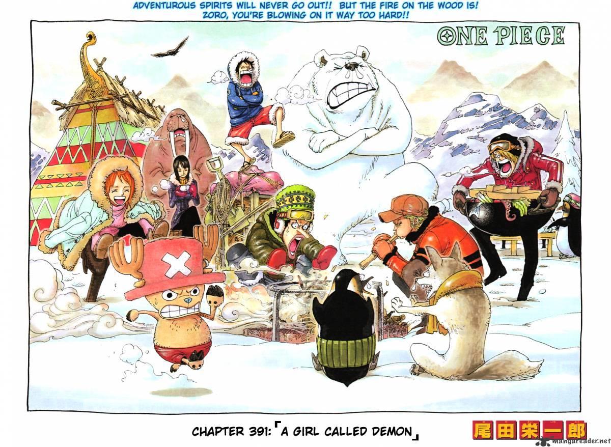 One Piece Chapter 391 : A Girl Called Demon page 1 - Mangakakalot