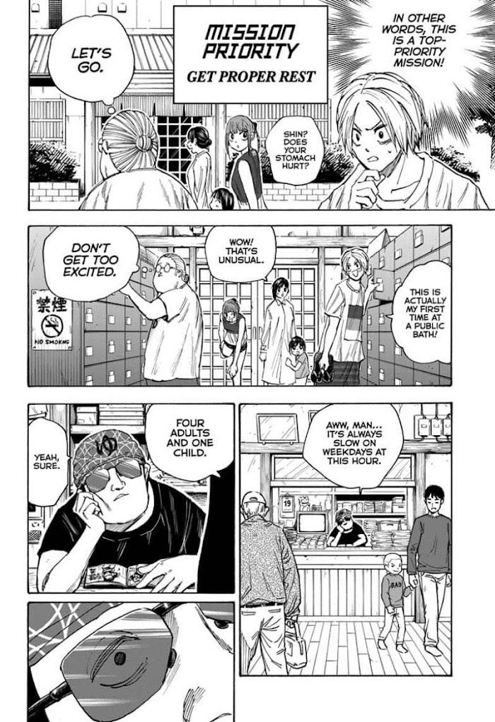Sakamoto Days Chapter 32 : Days 32 Bathhouse Mode page 4 - Mangakakalot