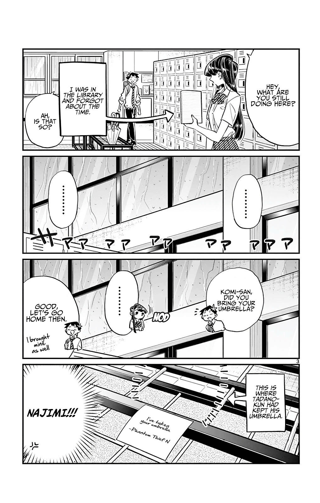 Komi-San Wa Komyushou Desu Vol.2 Chapter 30: It's Raining page 3 - Mangakakalot
