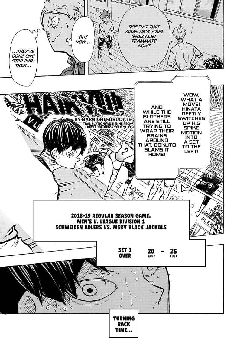 Haikyuu!! Capítulo 401 - Manga Online