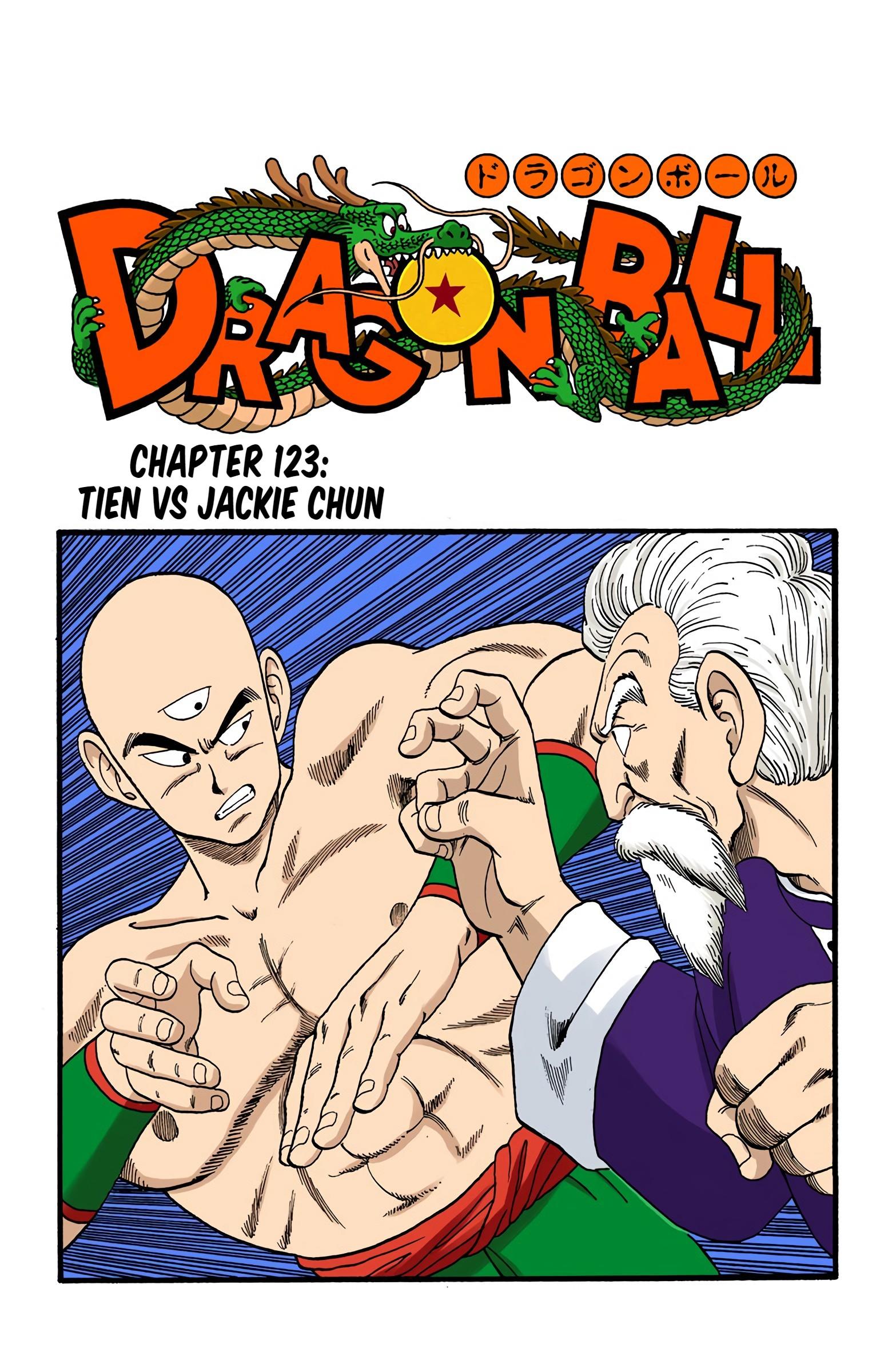 Dragon Ball - Full Color Edition Vol.10 Chapter 123: Tien Vs. Jackie Chun page 1 - Mangakakalot