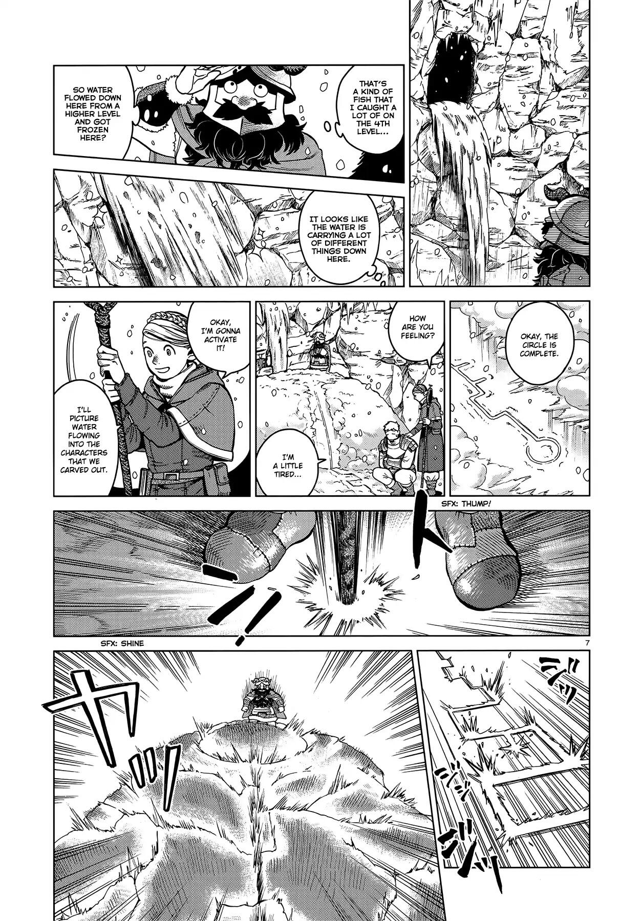 Dungeon Meshi Chapter 43: Ice Golem page 7 - Mangakakalot
