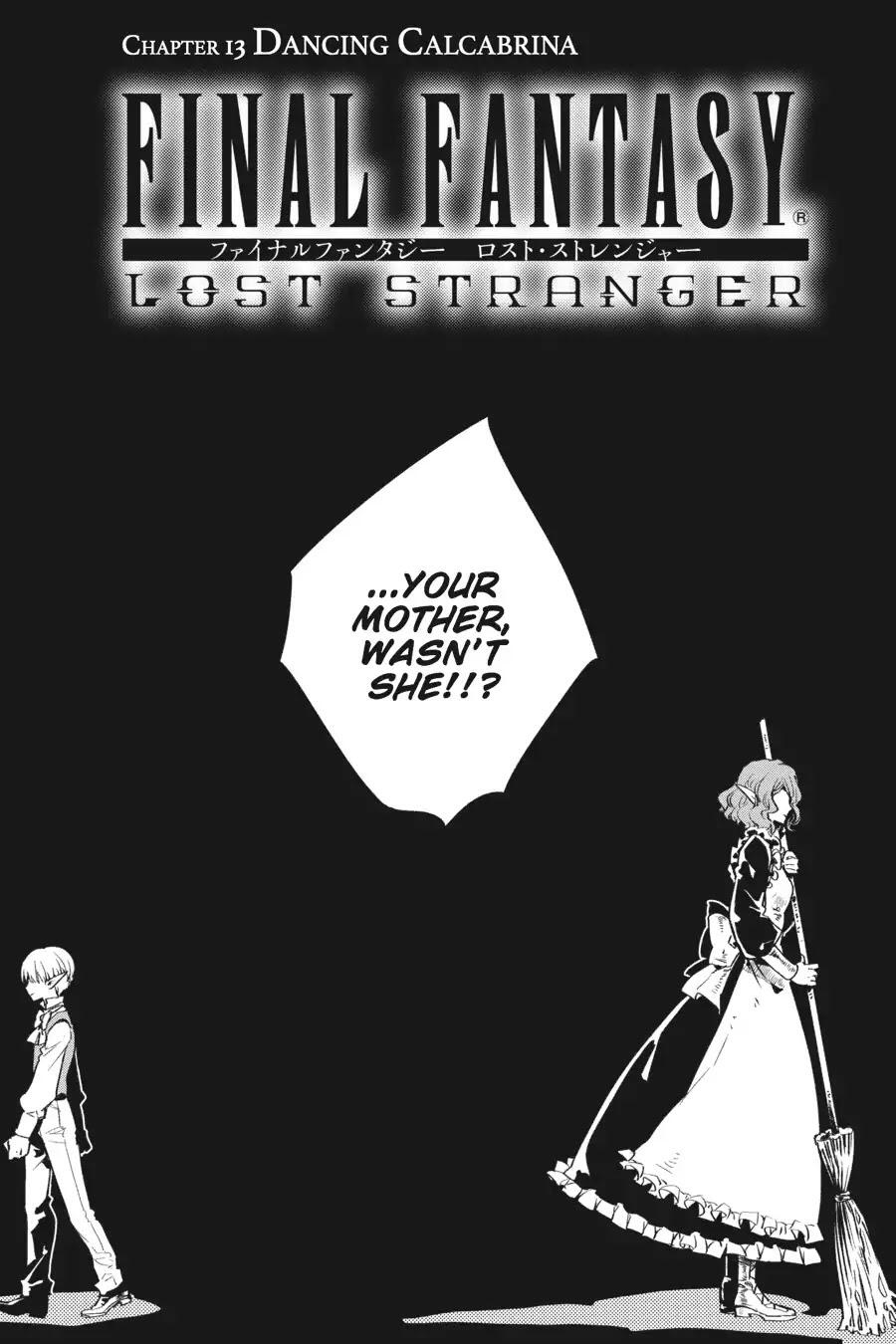 Final Fantasy Lost Stranger Chapter 13 Manga Online For Free Mangakakalot City