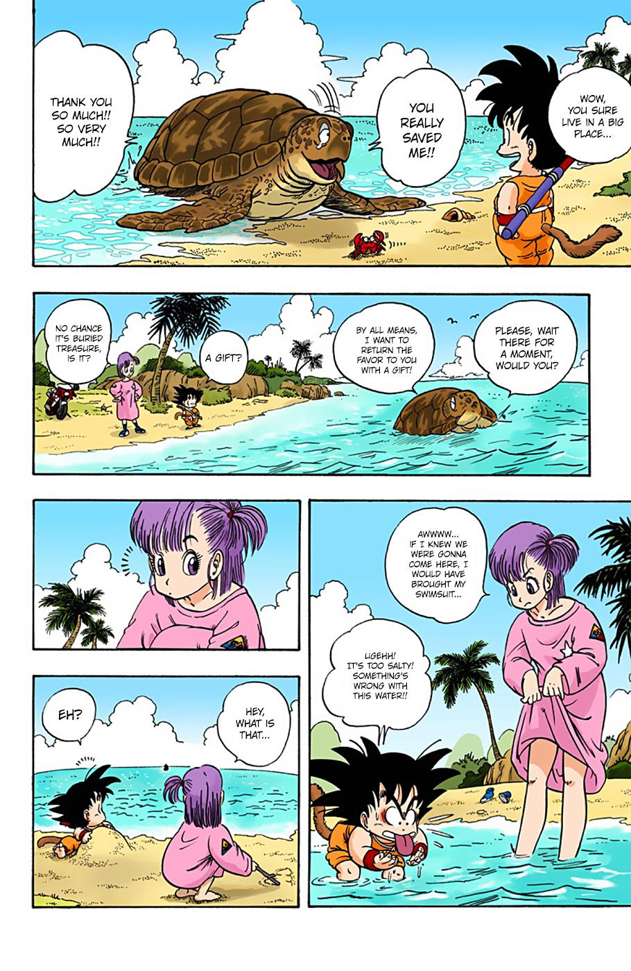 Dragon Ball - Full Color Edition Vol.1 Chapter 3: Goku Runs To The Beach page 14 - Mangakakalot