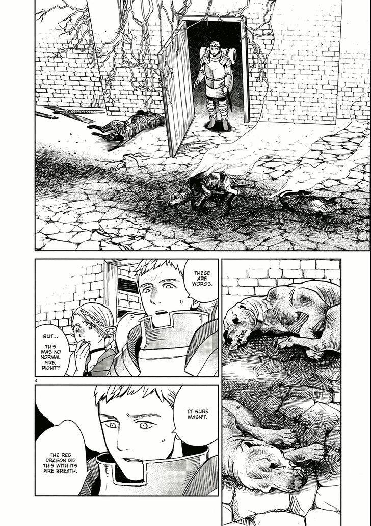 Dungeon Meshi Chapter 23 : Red Dragon page 4 - Mangakakalot