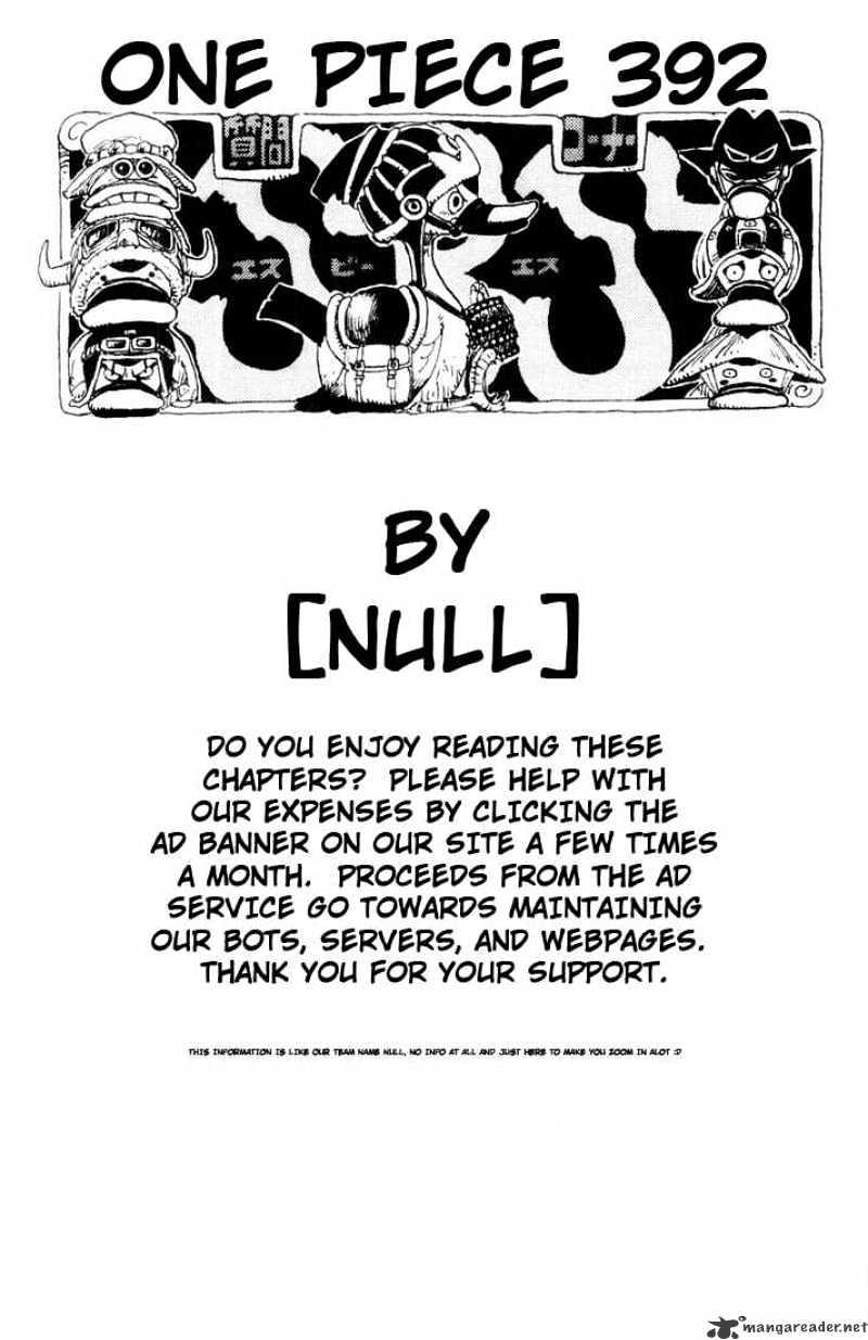 One Piece Chapter 392 : Dereshi page 20 - Mangakakalot