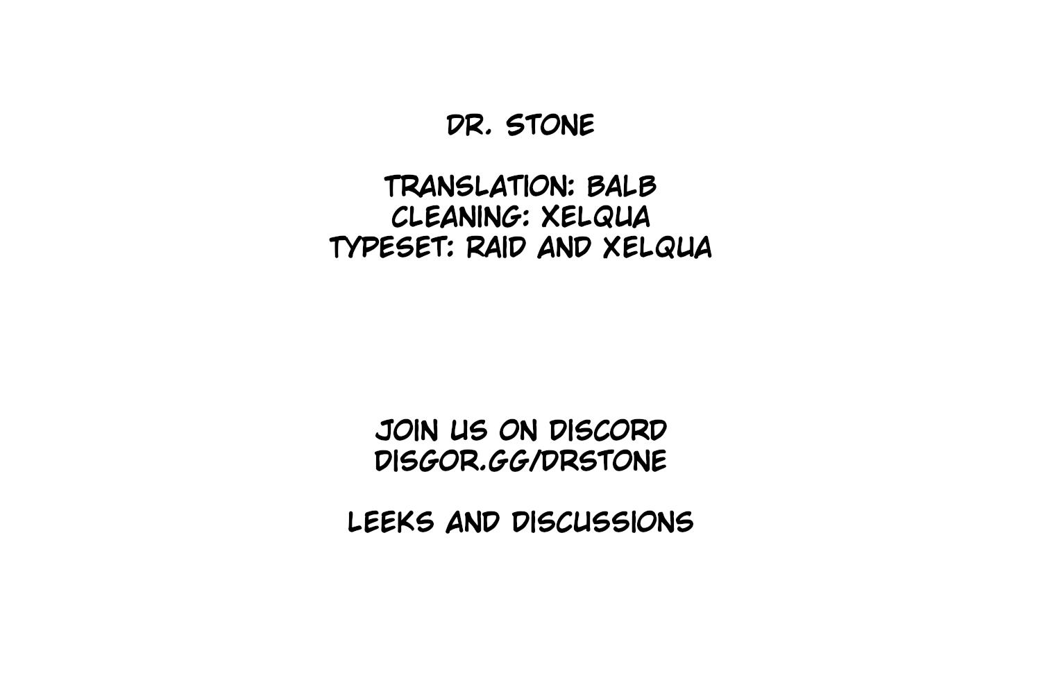 Read Dr. Stone Manga Chapter 156 in English Free Online