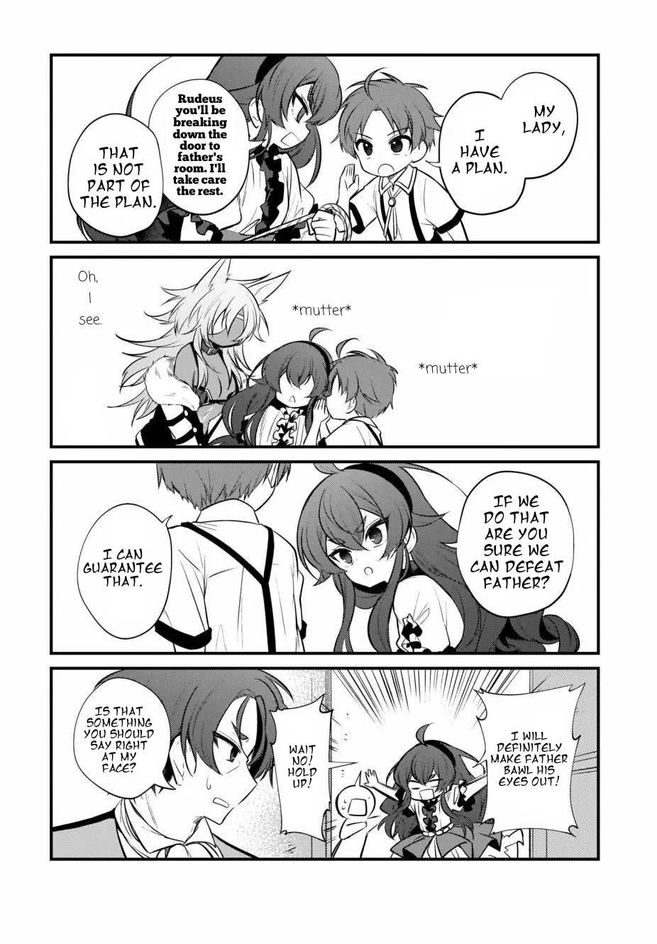 MUSHOKU TENSEI: EVEN IF IT'S A 4-KOMA, I'LL GET SERIOUS chapter-10 Page 9