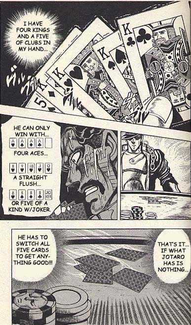 Jojo's Bizarre Adventure Vol.23 Chapter 216 : D'arby The Gambler Pt.6 page 3 - 