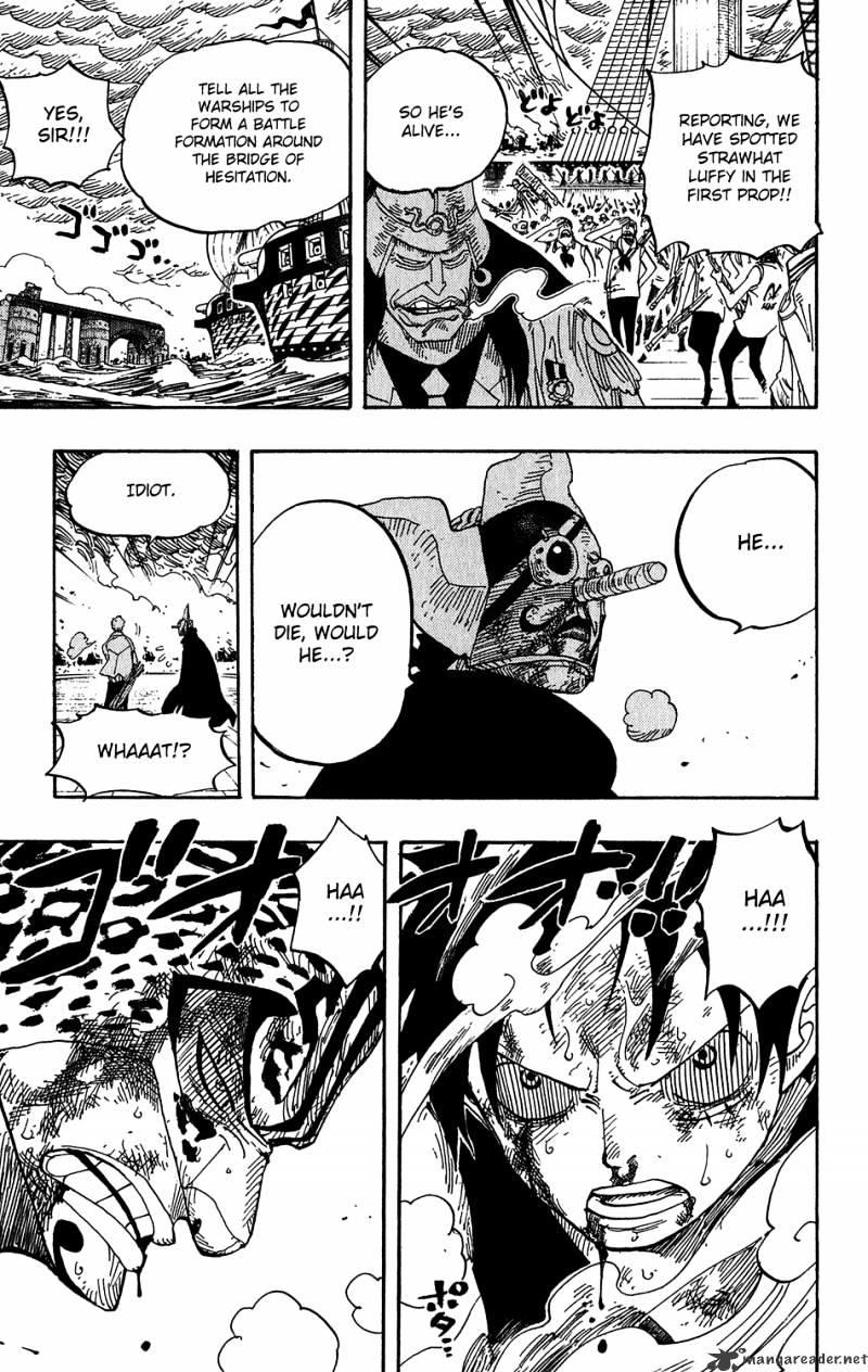 One Piece Chapter 425 : The Bridge Of Struggle page 17 - Mangakakalot