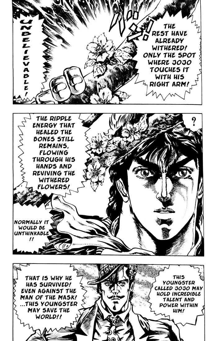 Jojo's Bizarre Adventure Vol.3 Chapter 19 : The Miracle Energy page 17 - 