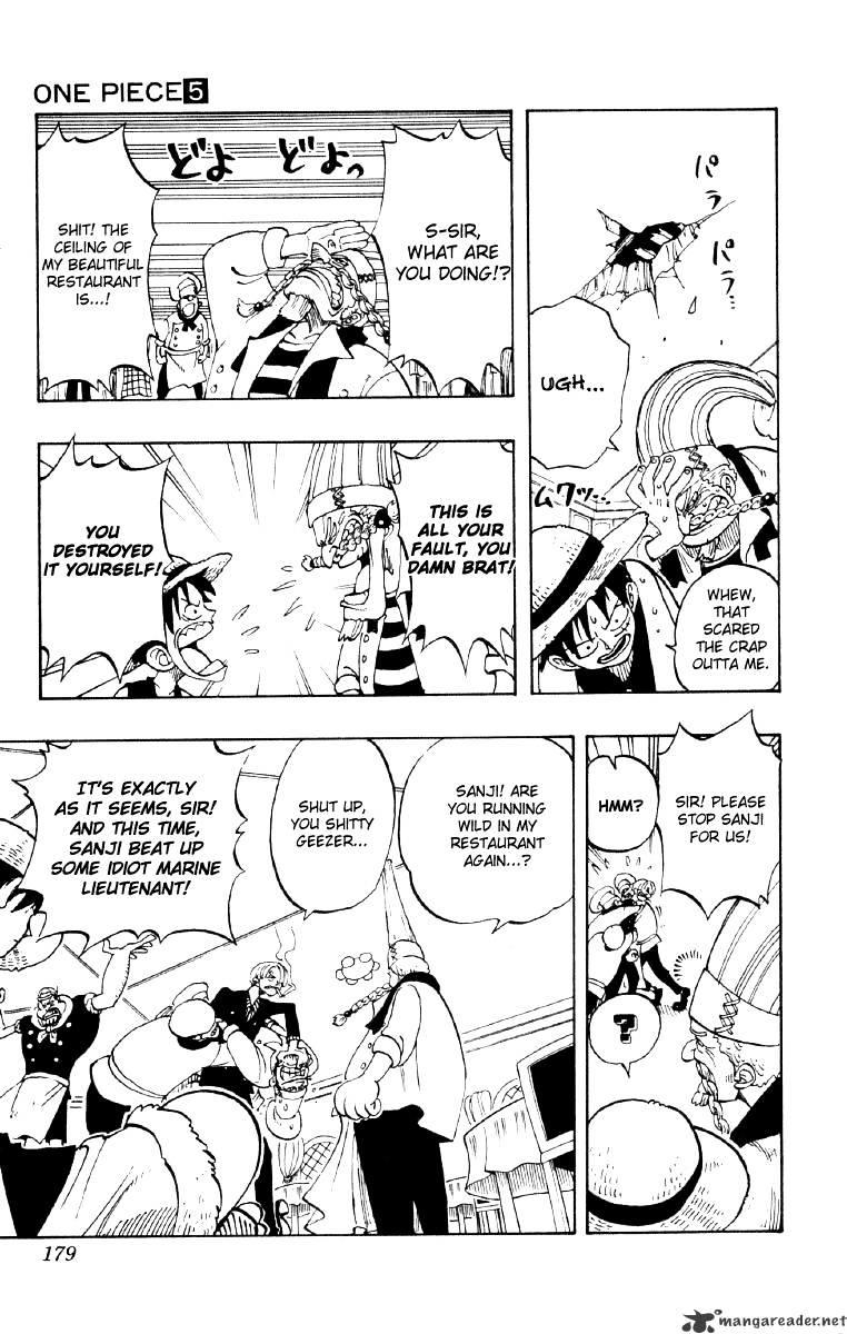 One Piece Chapter 44 : The Three Chefs page 11 - Mangakakalot