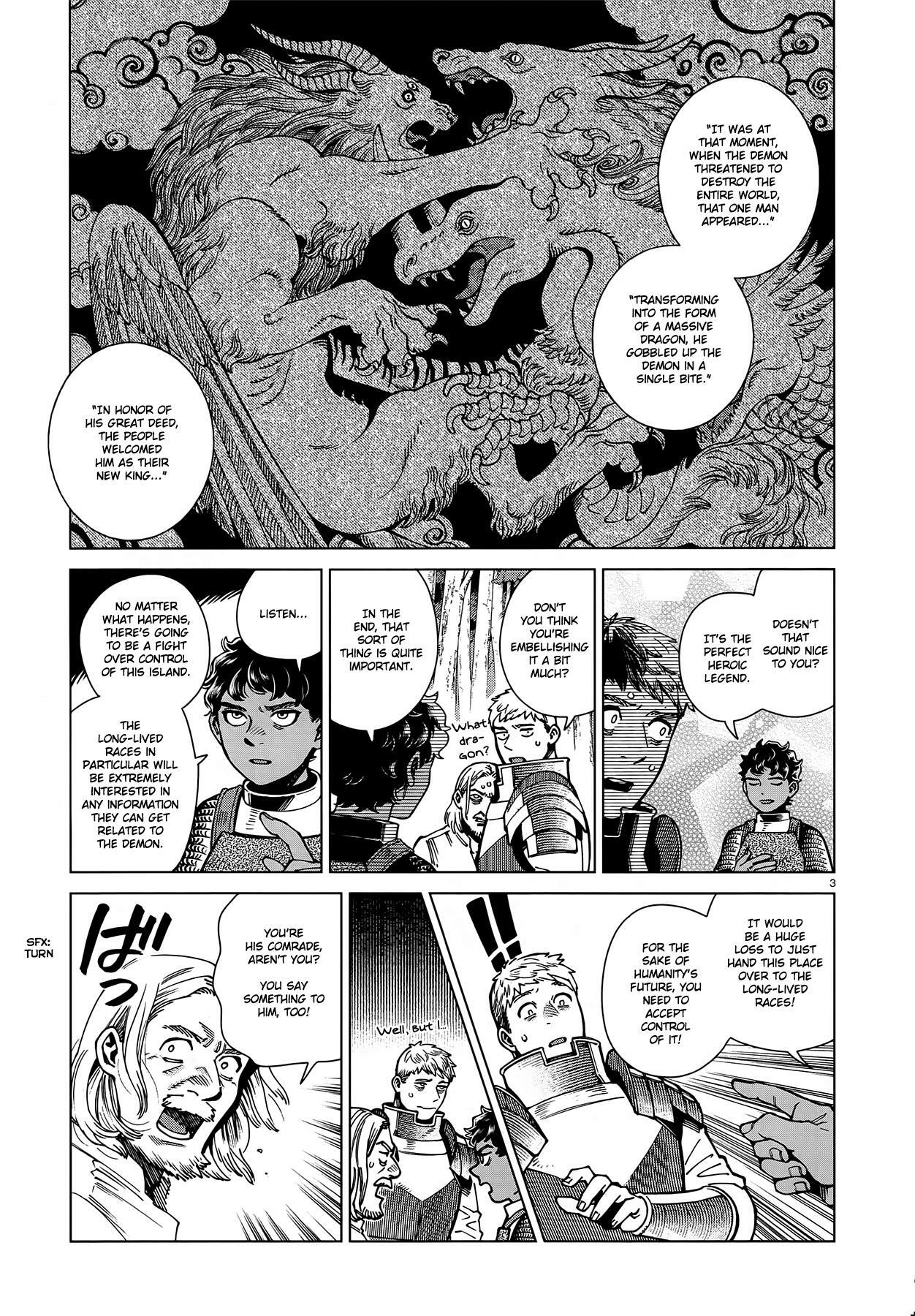 Dungeon Meshi Chapter 95: Falin Iii page 3 - Mangakakalot