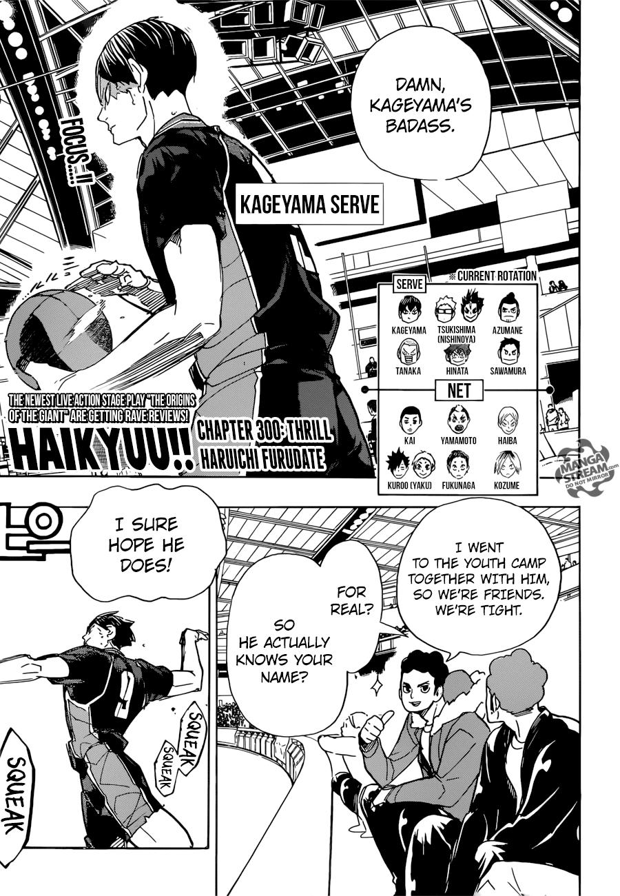 Haikyuu!!, Chapter 354 - Doing my best for my teammates - Haikyuu!! Manga  Online