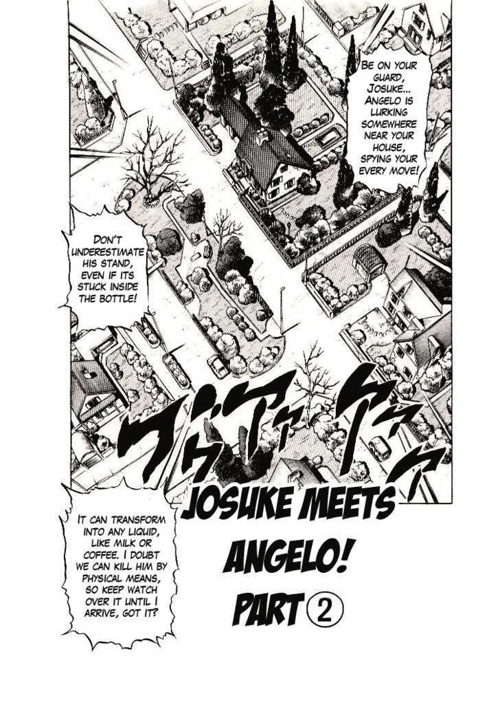 Jojo's Bizarre Adventure Vol.29 Chapter 270 : Josuke Meets Angelo! Part 2 page 2 - 