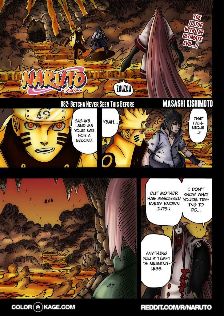 Naruto Vol.71 Chapter 682.1 : I'm Sure You've Never Seen This  