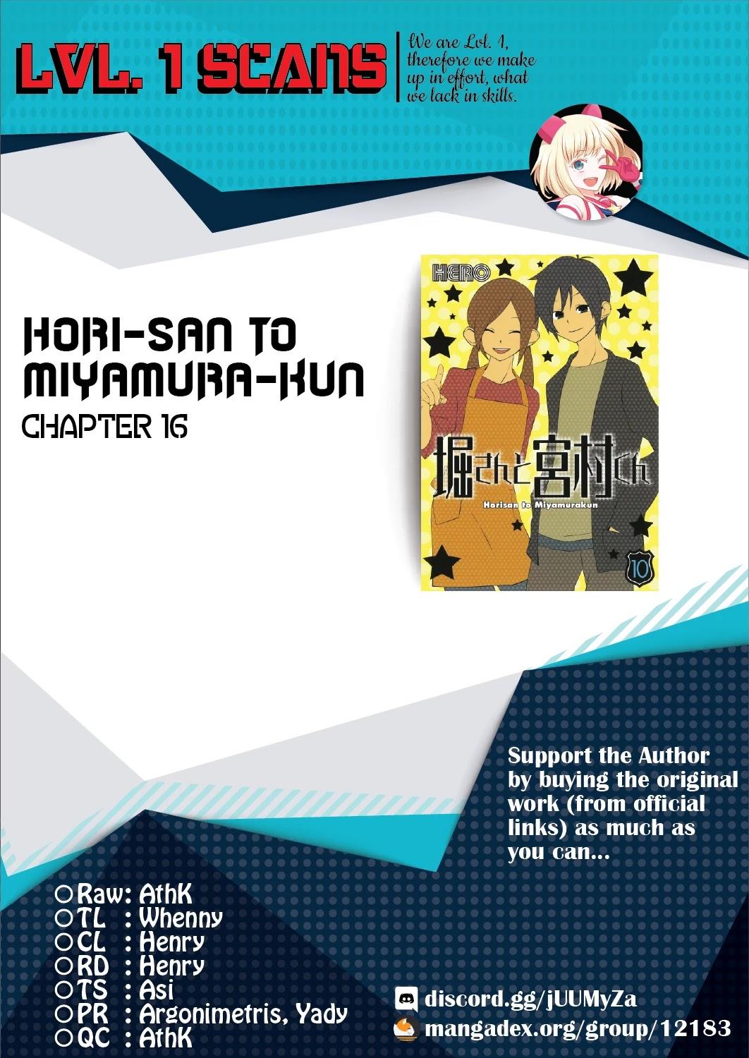 Hori-San To Miyamura-Kun Chapter 16: I'm Okay page 1 - Horimiya Webcomic