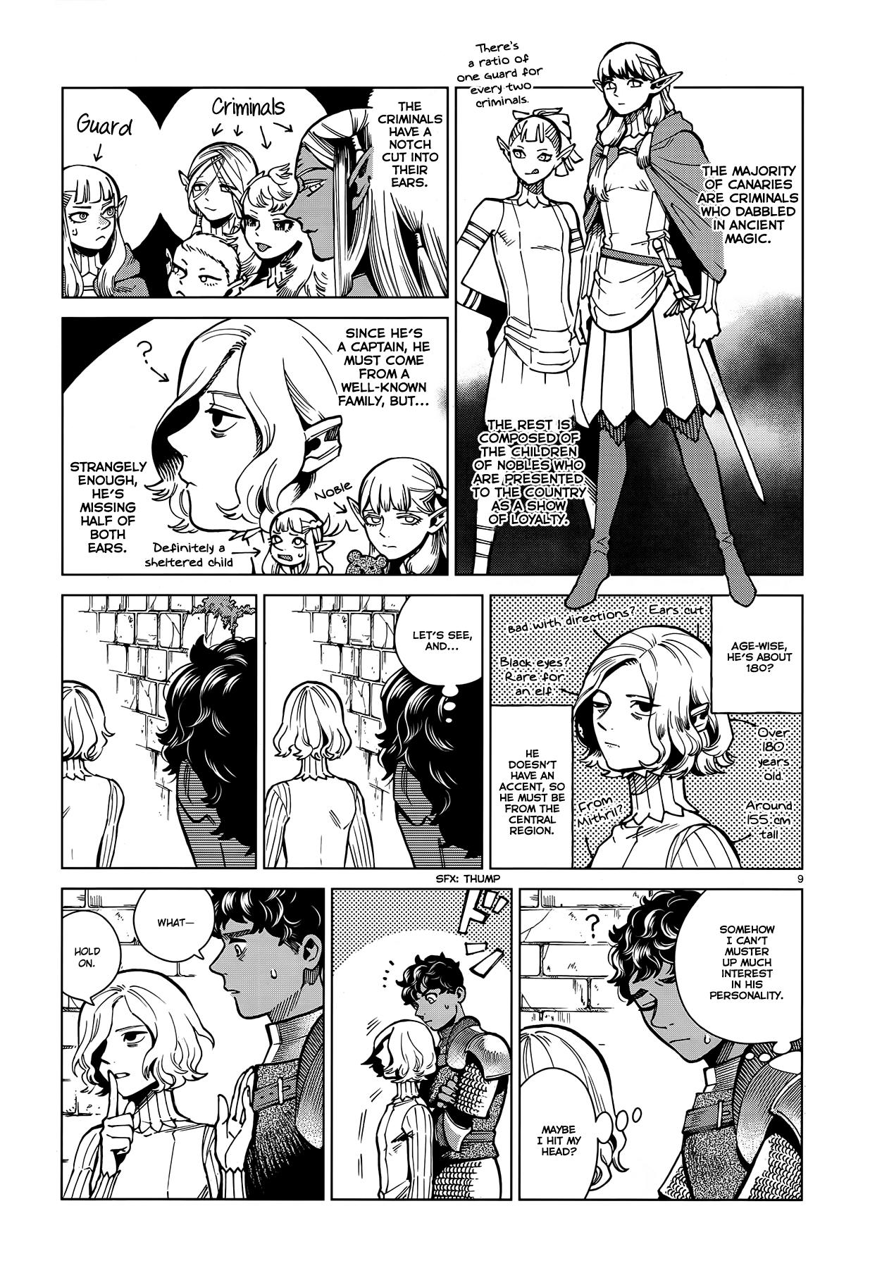 Dungeon Meshi Chapter 61: Roasted Walking Mushroom page 9 - Mangakakalot