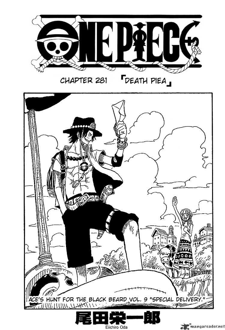 One Piece Chapter 281 : Death Piea page 1 - Mangakakalot