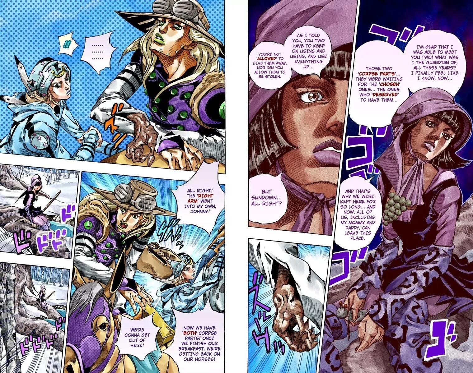 Steel ball run читать мангу на русском в цвете фото 52