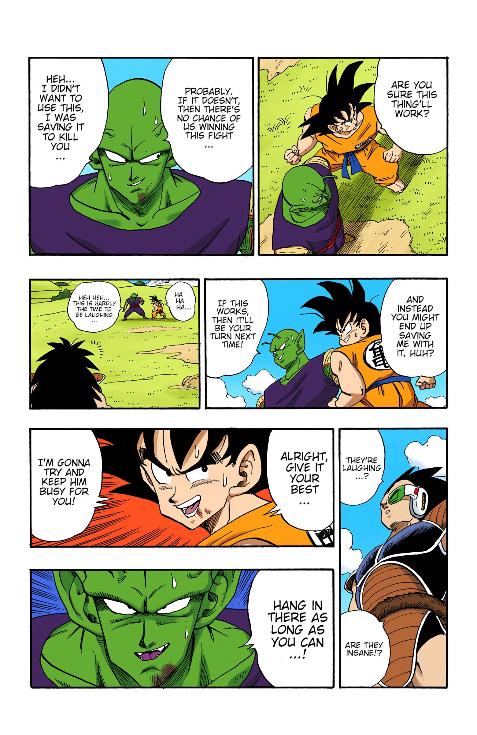 Dragon Ball - Full Color Edition Vol.17 Chapter 201: Piccolo's Farewell To Arms!? page 3 - Mangakakalot