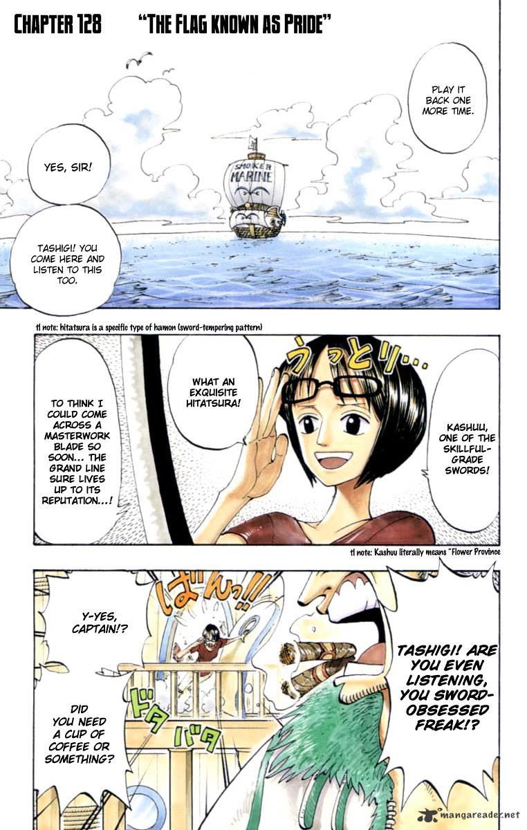 One Piece Chapter 128 : The Flag Know As Pride page 1 - Mangakakalot