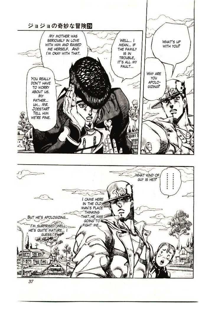 Jojo's Bizarre Adventure Vol.29 Chapter 267 : Jotaro Meets Josuke! Part 2 page 8 - 