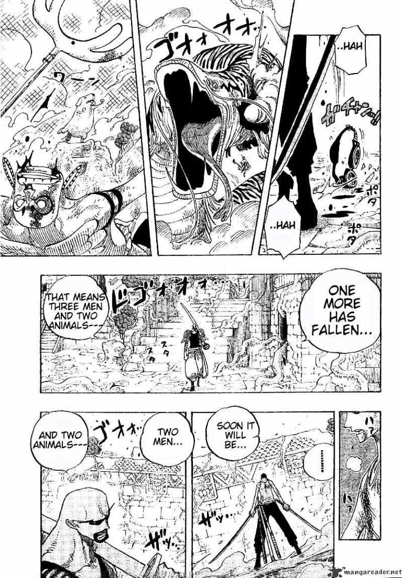 One Piece Chapter 271 : Zoro The Pirate Versus Priest Oumu page 15 - Mangakakalot