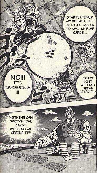 Jojo's Bizarre Adventure Vol.23 Chapter 216 : D'arby The Gambler Pt.6 page 4 - 