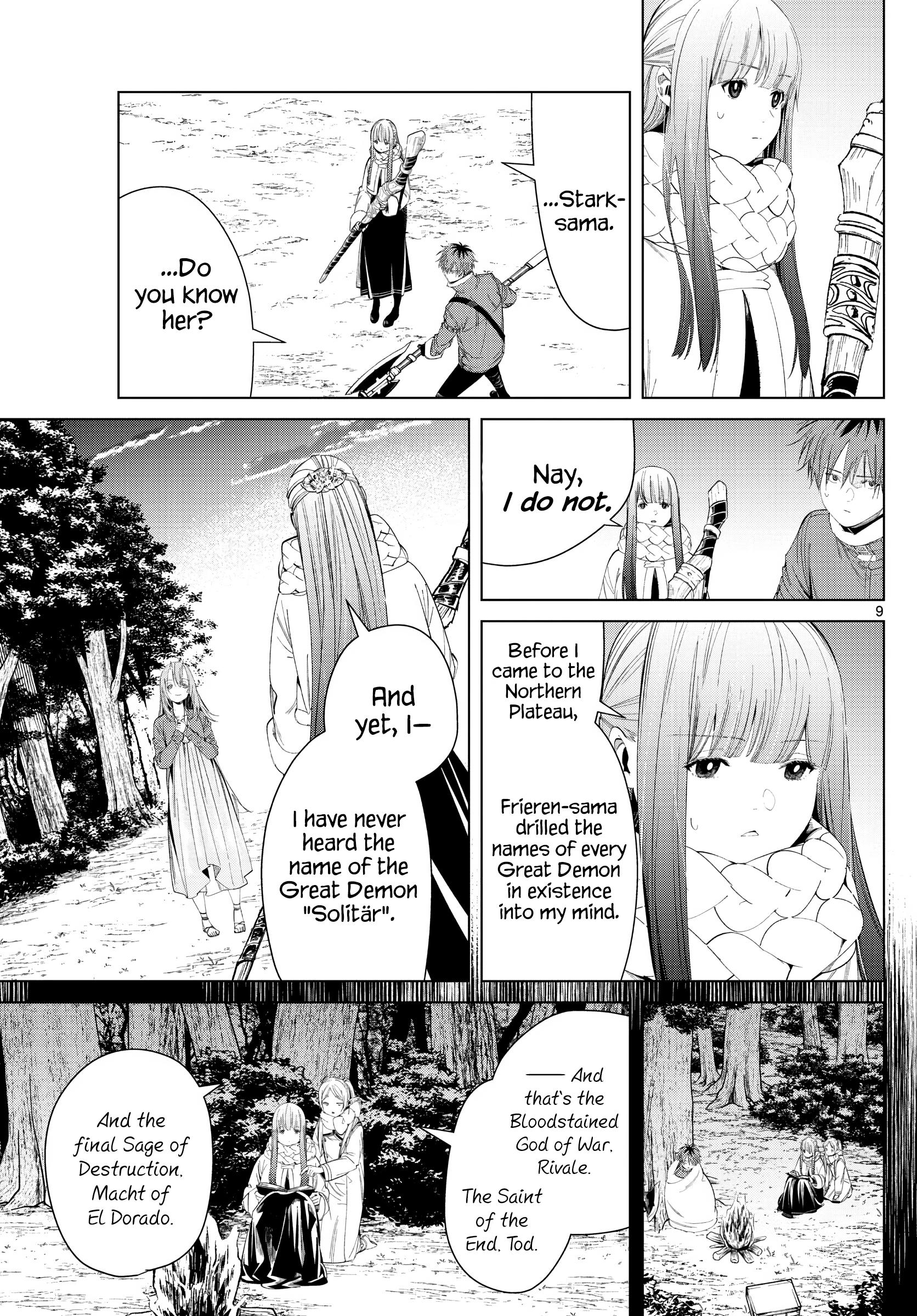 Sousou No Frieren Chapter 95: Nameless Great Demon page 9 - Mangakakalot
