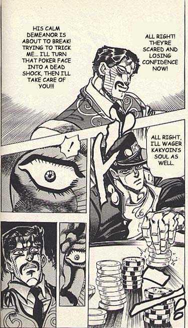 Jojo's Bizarre Adventure Vol.23 Chapter 215 : D'arby The Gambler Pt.5 page 18 - 