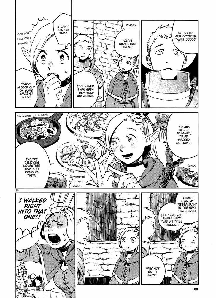 Dungeon Meshi Chapter 16 : Kabayaki page 20 - Mangakakalot