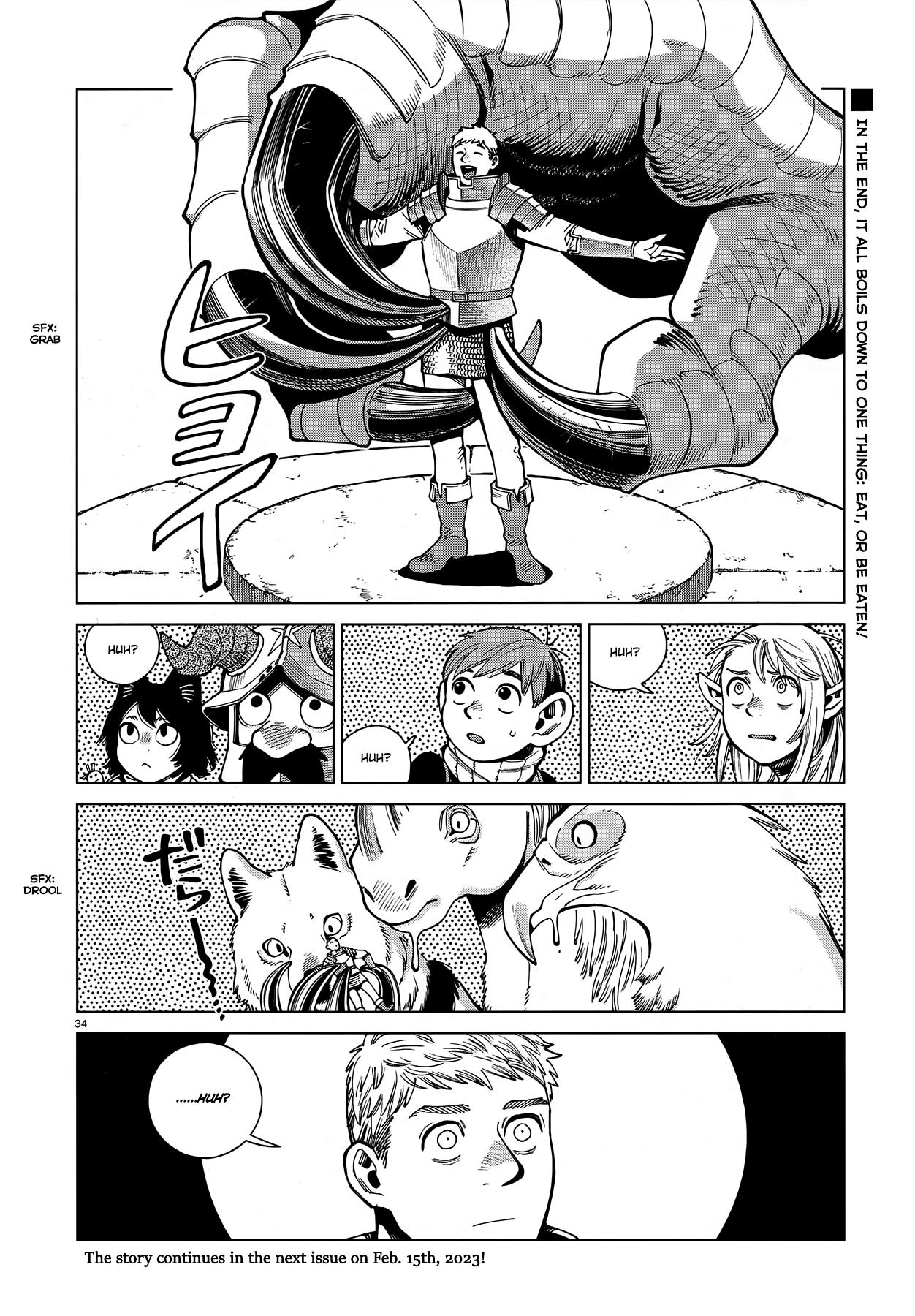 Dungeon Meshi Chapter 90: Winged Lion V page 33 - Mangakakalot