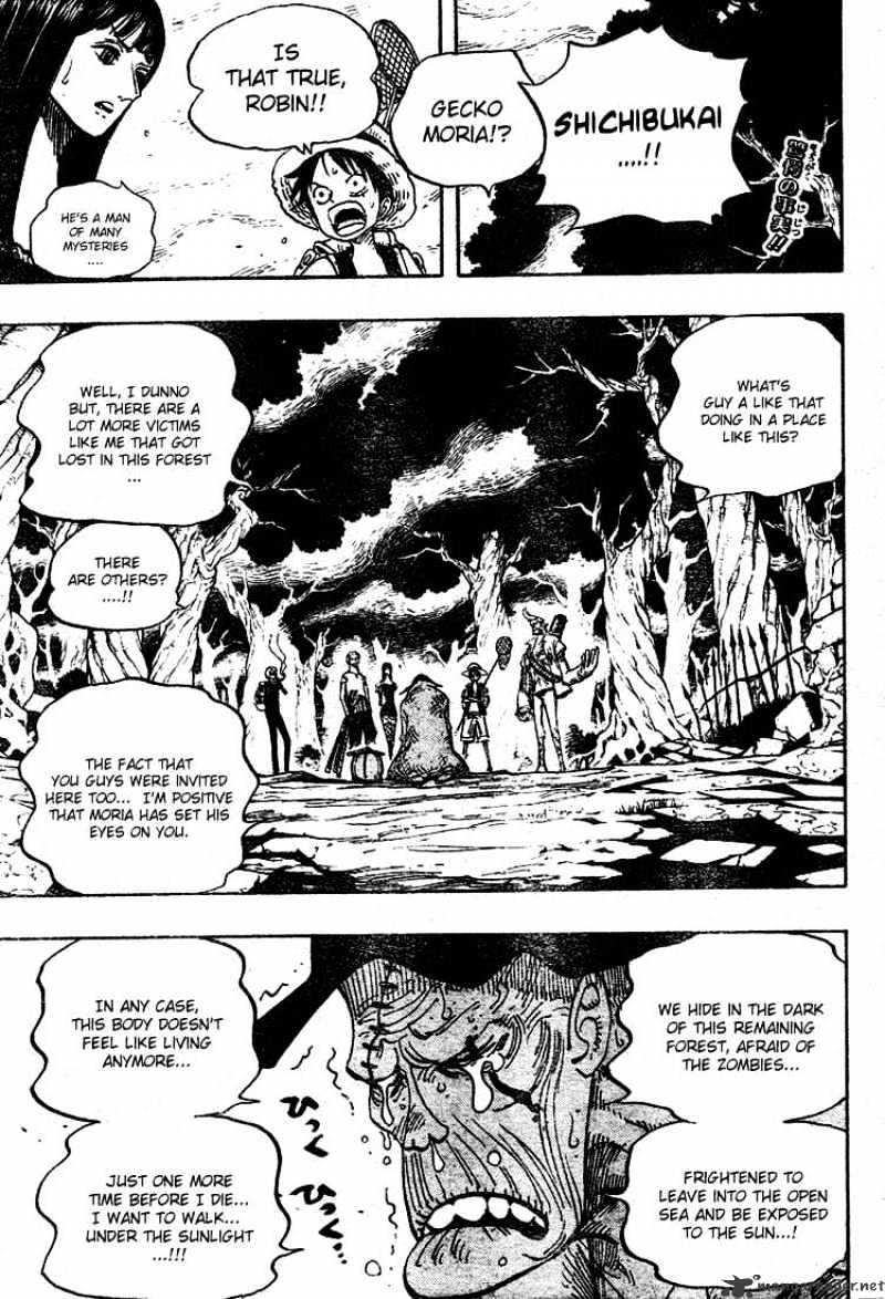 One Piece Chapter 449 : The Mysterious Four Of Thriller Bark page 2 - Mangakakalot