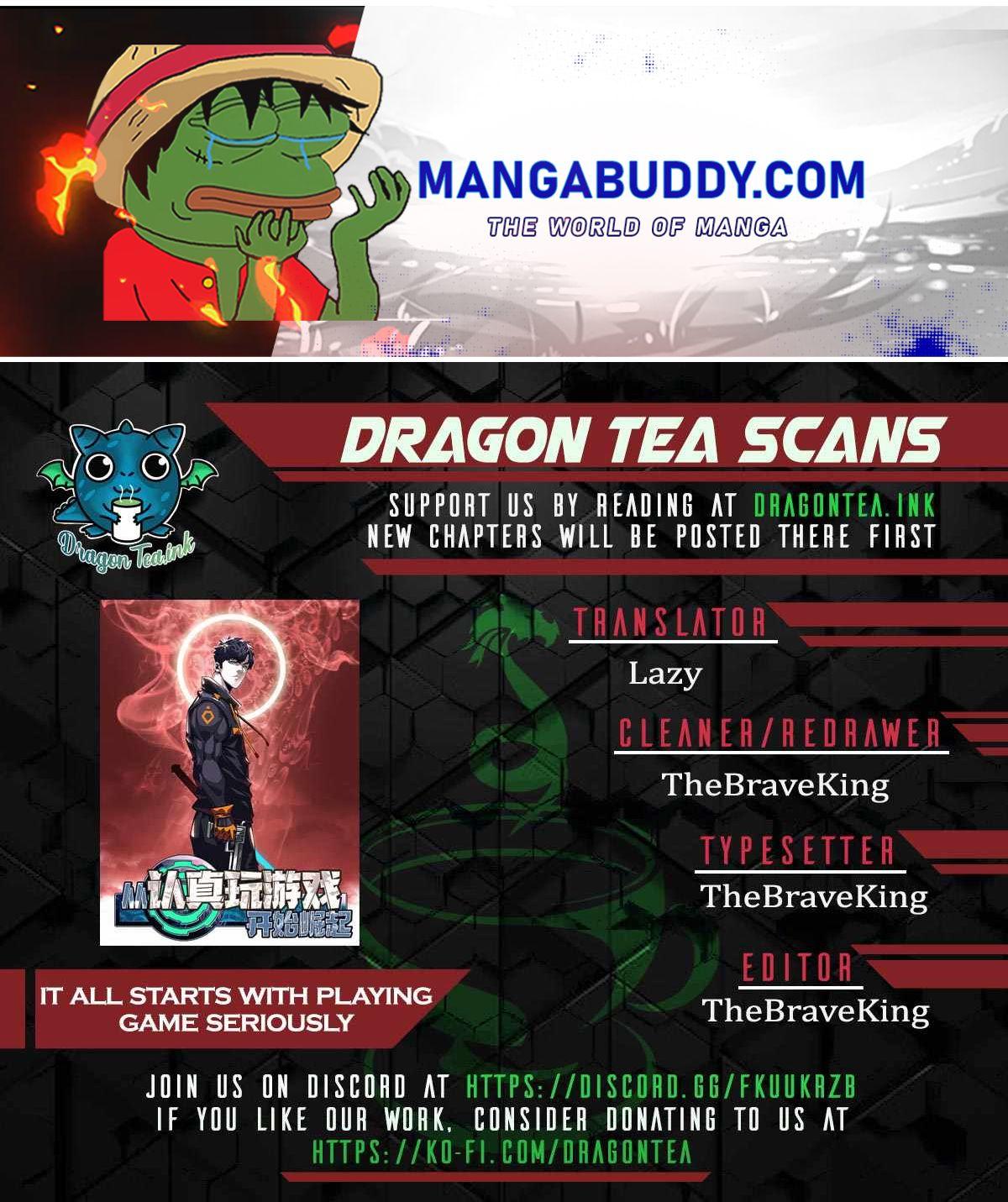 It All Starts With Playing Game Seriously – Dragon Tea