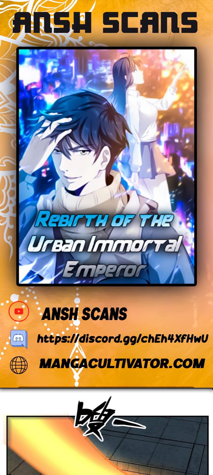 Read Rebirth Of The Urban Immortal Emperor Chapter 1 on Mangakakalot