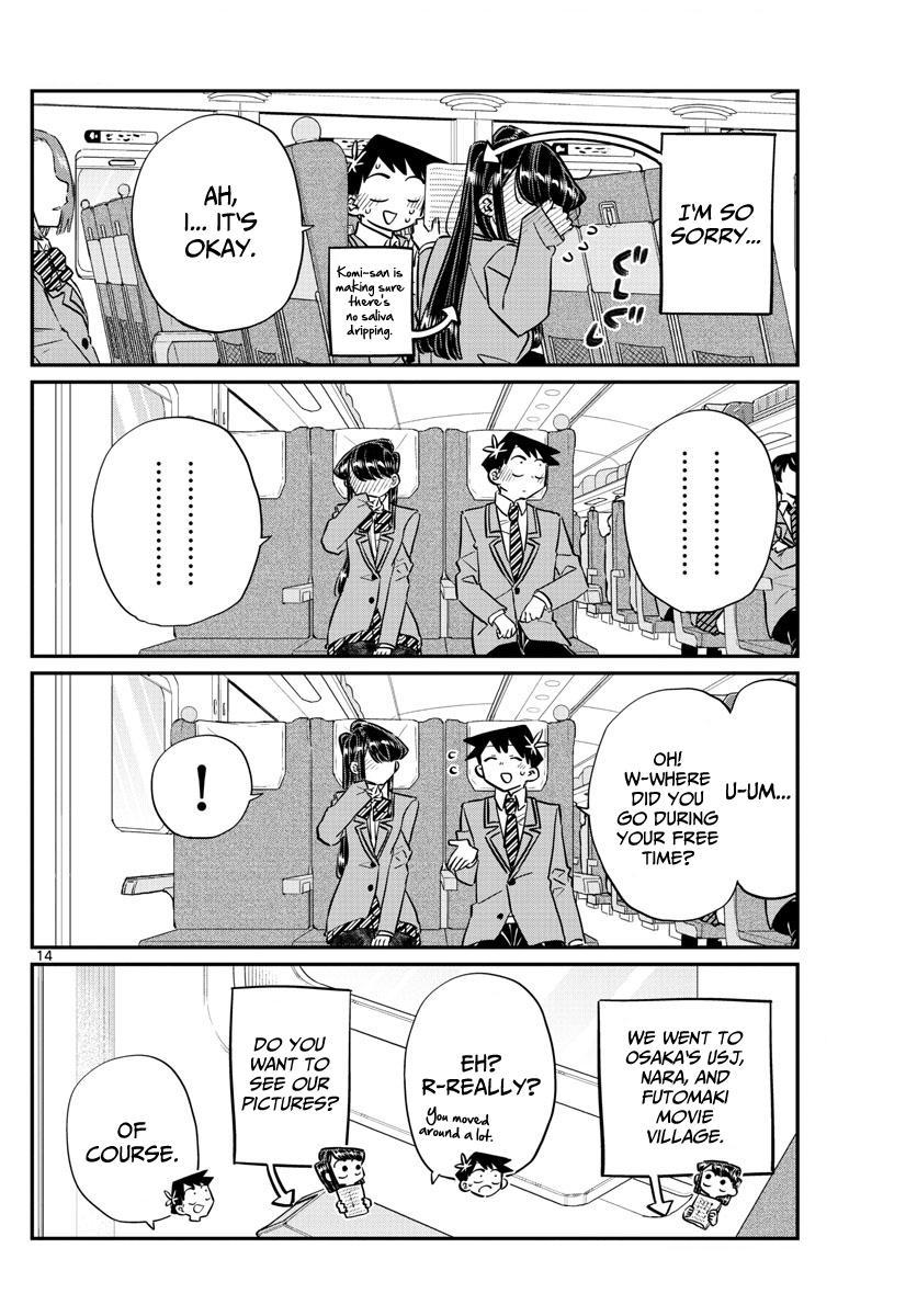 Komi-San Wa Komyushou Desu Vol.8 Chapter 113: The Train Ride Home page 14 - Mangakakalot